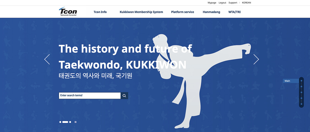 Dynamic image representing TCon Site, a comprehensive platform for the Taekwondo community, featuring interactive elements like training modules, event calendars, and community forums, symbolizing its role in enhancing connectivity, learning, and engagement within the martial art.