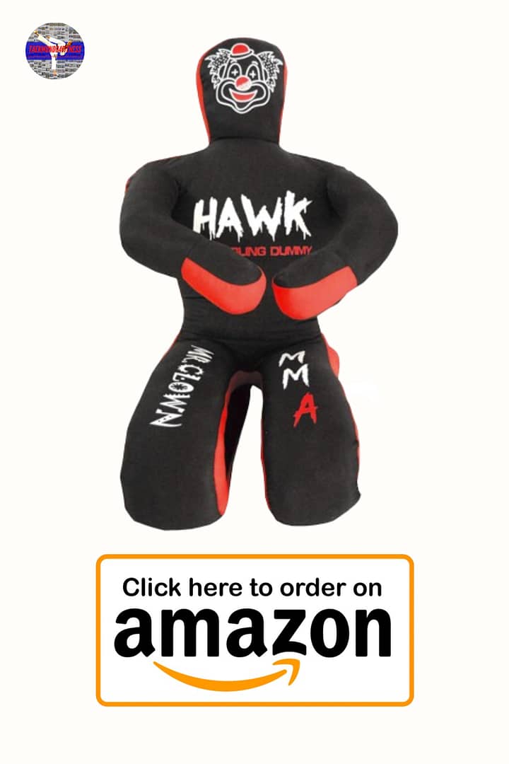 Clown Grappling Dummy for Combat Sports Mastery, Moveable and Strikeable Punching Dummy for Adults, 5 ft. Boxing Dummy for MMA Jiu-Jitsu, Judo, Karate, and Wrestling Training and Sparring