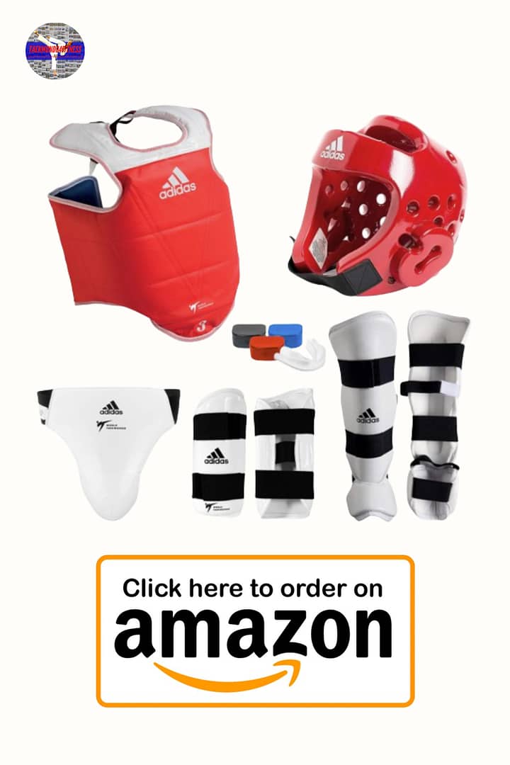 Adidas Taekwondo Sparring Gear Set w/Optional Accessories