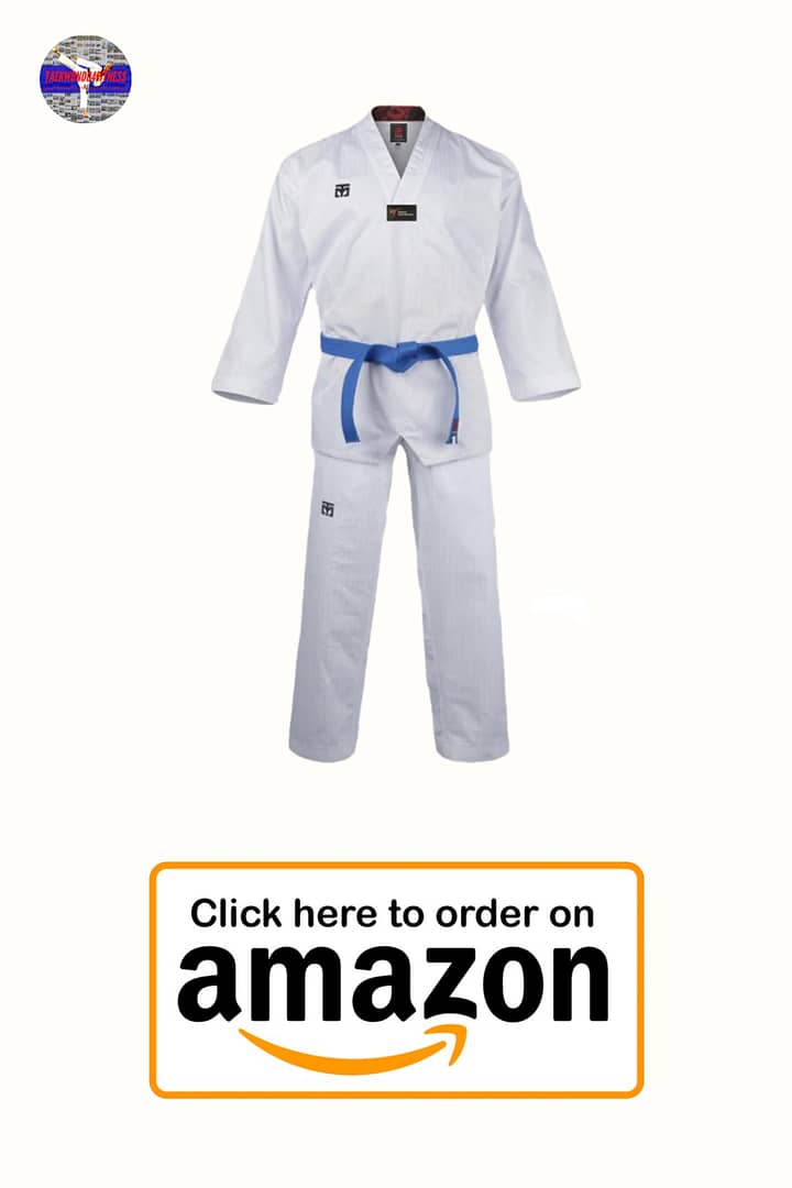 Mooto Korea Taekwondo Basic 4.5 Uniform BS4.5 Dobok White Neck WT Logo TKD Martial Arts MMA