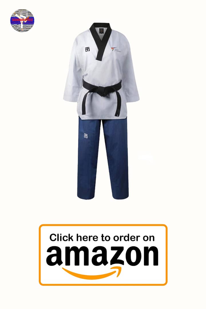 MOOTO Korea Taekwondo Poomsae Uniform WT Logo Taebek Dan MMA Martial Arts Karate Judo Kick Boxing