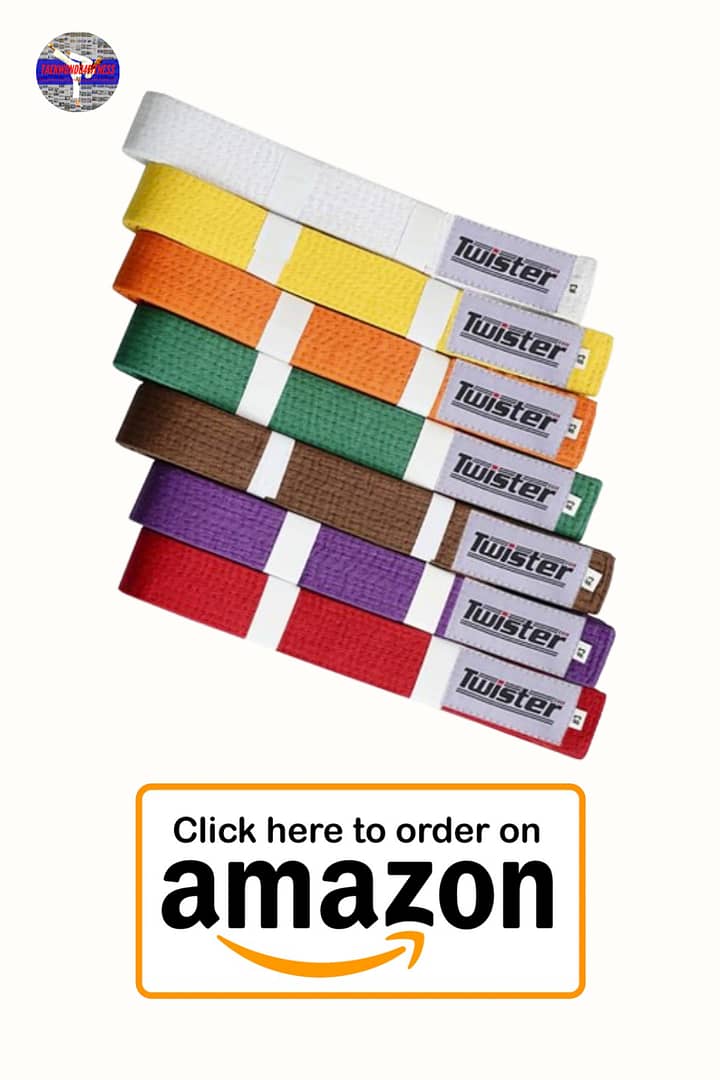 Rank Belts for Martial Arts, Karate, Aikido, Taekwondo, Judo | Premium Cotton | Strong & Vibrant Colors