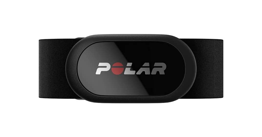 Image of the Polar H10 Heart Rate Monitor Chest Strap, recognized for its accuracy and comfort, essential for athletes and fitness enthusiasts aiming to optimize workout intensity and monitor cardiovascular performance.