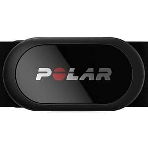 Image of the Polar H10 Heart Rate Monitor Chest Strap, recognized for its accuracy and comfort, essential for athletes and fitness enthusiasts aiming to optimize workout intensity and monitor cardiovascular performance.